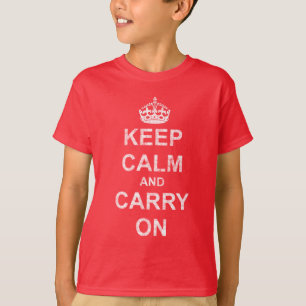 Keep Calm and Carry On Vintage T-Shirt