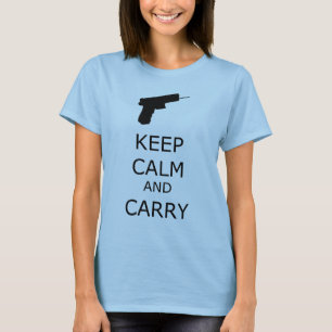 Keep Calm and Carry Ringer T-Shirt