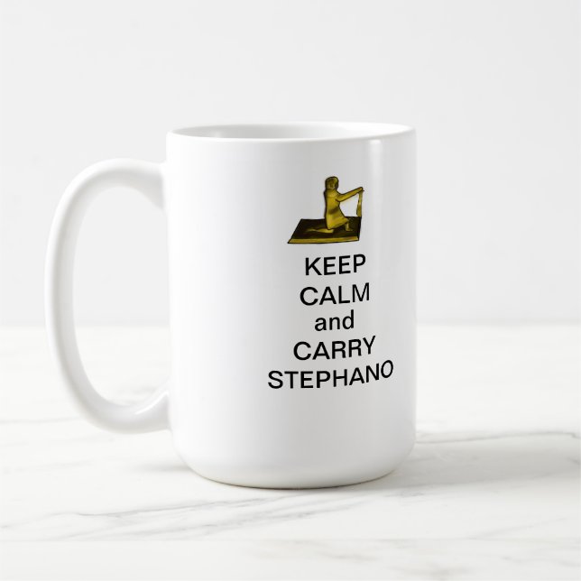 Keep Calm and Carry Stephano Mug (Left)