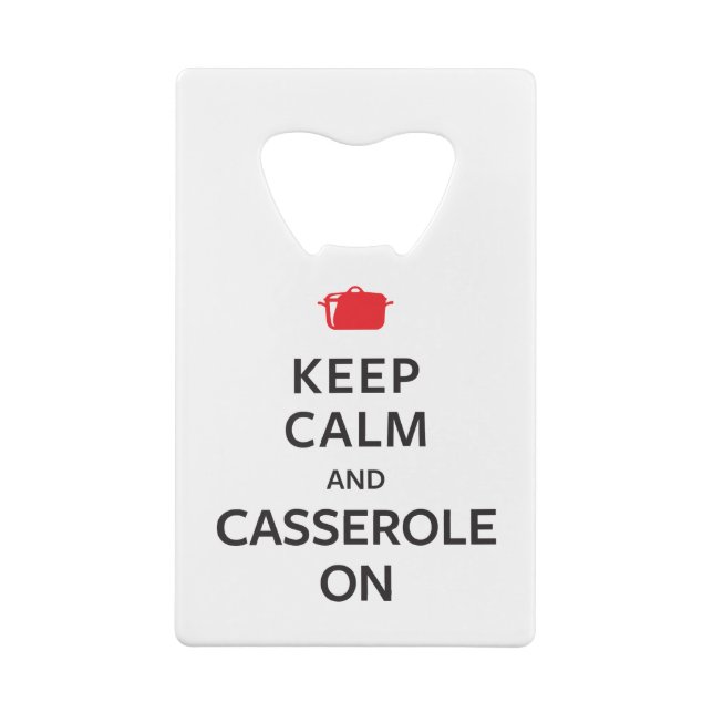 Keep Calm and Casserole On (Back)