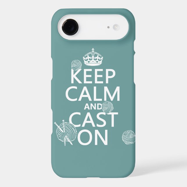 Keep Calm and Cast On - all colours Case-Mate Samsung Galaxy Case (Back)