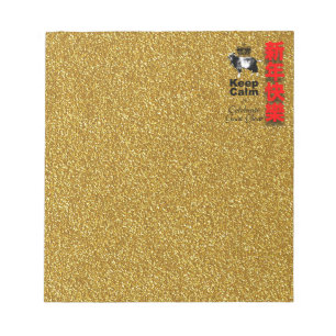 Keep Calm and Celebrate Goat Year 2027 Np Notepad