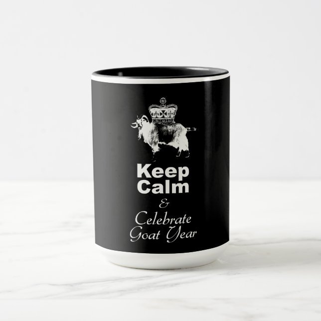 Keep Calm and Celebrate Goat year TTCM2 Mug (Center)