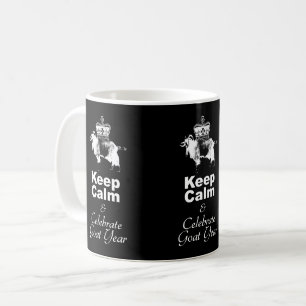 Keep Calm and Celebrate Goat year WM02 Coffee Mug