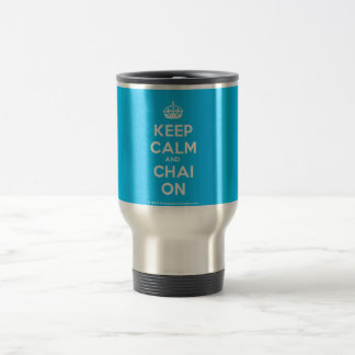 keep Calm and Chai On Travel Mug