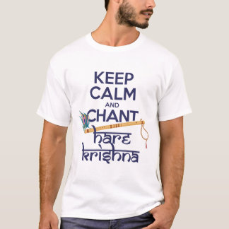 Keep Calm and Chant Hare Krishna Mantra Chanting T-Shirt
