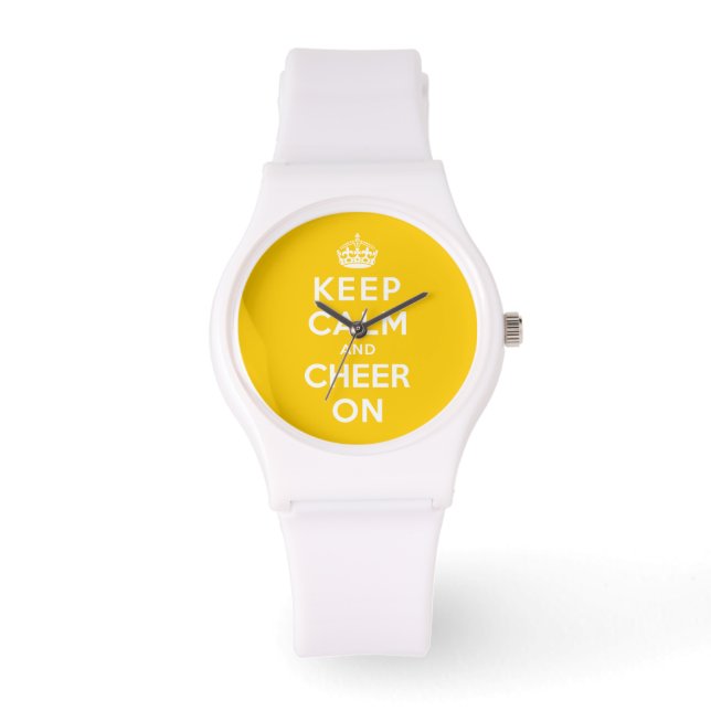 Keep Calm and Cheer On Watch (Front)