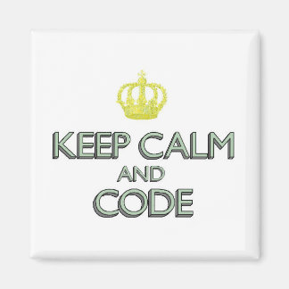 Keep Calm and Code Magnet