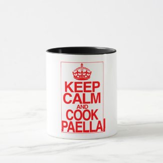Keep Calm and Cook Paella Mug