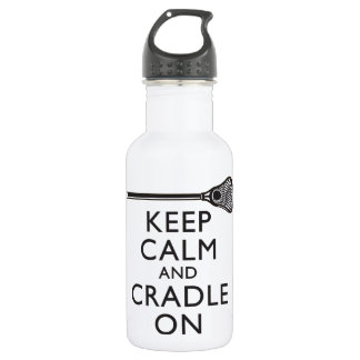 Keep Calm And Cradle On Lacrosse 532 Ml Water Bottle