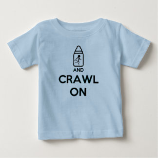 Keep Calm and Crawl on - Twin B Baby T-Shirt