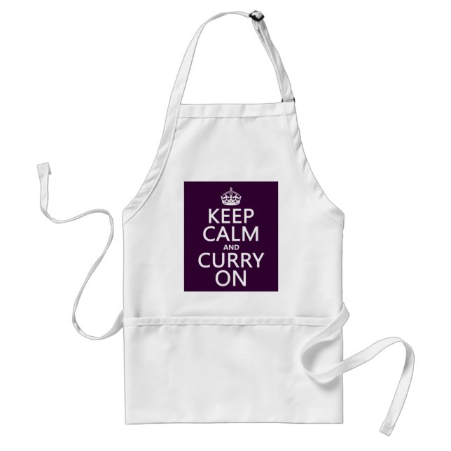 Keep Calm and Curry On Standard Apron (Front)
