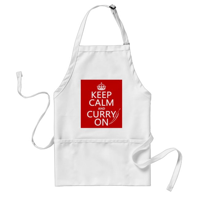 Keep Calm and Curry On Standard Apron (Front)