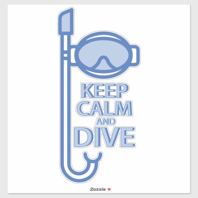 Keep calm and dive (Sheet)