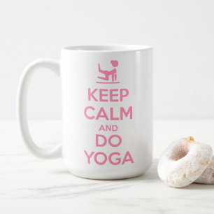 Keep Calm and Do Yoga Coffee Mug