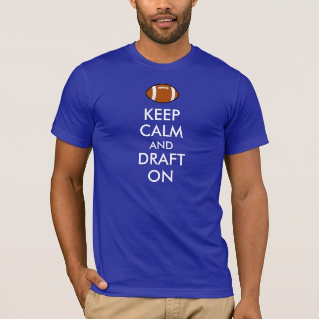 Keep Calm and Draught   On T-Shirt (Front)