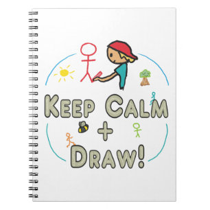 Keep Calm and Draw Notebook