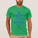 KEEP CALM AND DREIDEL ON --.png T-Shirt<br><div class="desc">If life were a T-shirt, it would be totally Gay! Browse over 1, 000 GLBT Humour, Pride, Equality, Slang, & Marriage Designs. The Most Unique Gay, Lesbian Bi, Trans, Queer, and Intersexed Apparel on the web. Everything from GAY to Z @ www.GlbtShirts.com FIND US ON: THE WEB: http://www.GlbtShirts.com FACEBOOK: http://www.facebook.com/glbtshirts...</div>