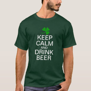 KEEP CALM and DRINK BEER T-Shirt