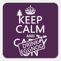 Keep Calm and Drink Eggnog (customise colours)