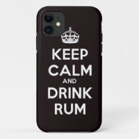 Keep calm and Drink Rum alcohol drinking pirate sh