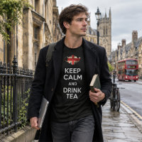 Keep Calm And Drink Tea - Basic Men's T-Shirt