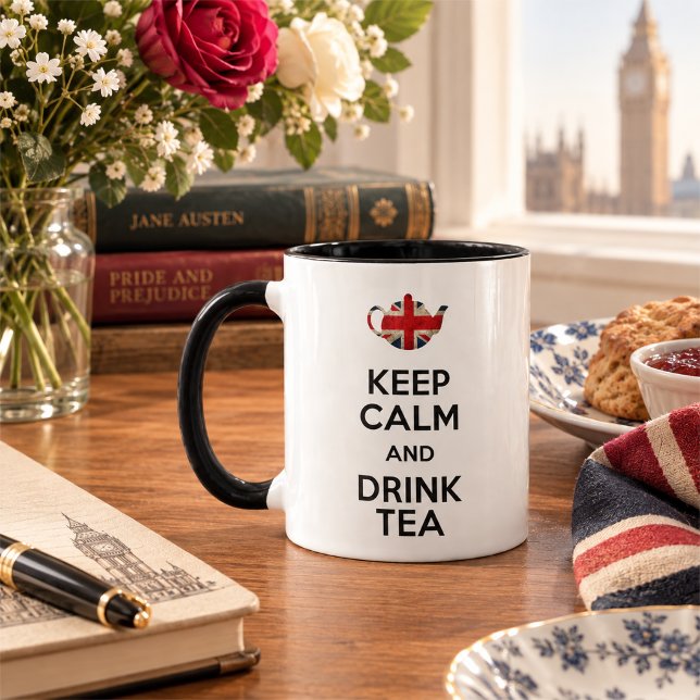 Keep Calm And Drink Tea Mug (Keep Calm And Drink Tea Mug)