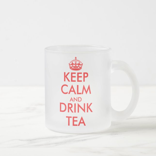 Keep calm and drink tea mug | Customisable (Right)