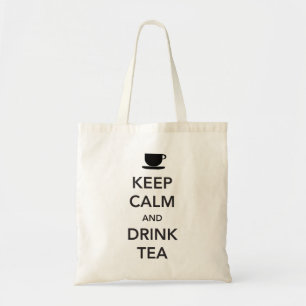 Keep Calm and Drink Tea Tote Bag