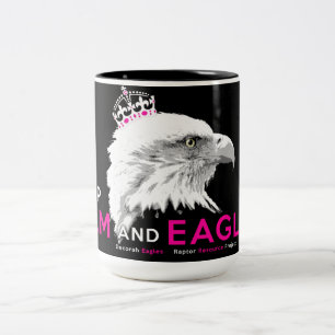 Keep Calm and Eagle On! Two-Tone Coffee Mug