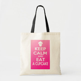 Keep Calm and Eat a Cupcake Tote Bag