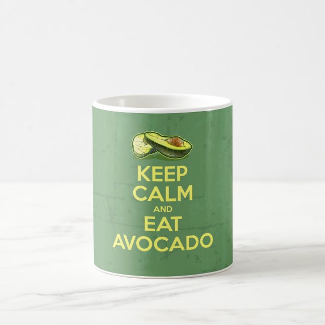 Keep Calm And Eat Avocado Coffee Mug (Center)