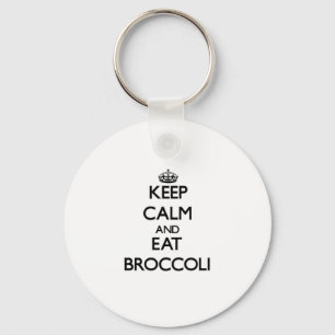 Keep calm and eat Broccoli Key Ring