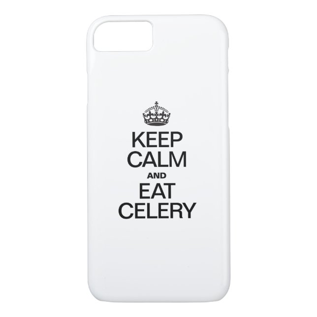 KEEP CALM AND EAT CELERY Case-Mate iPhone CASE (Back)