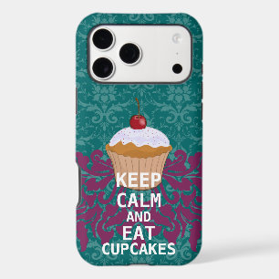 KEEP CALM AND Eat Cupcakes-change aqua any colour