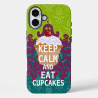 KEEP CALM AND Eat Cupcakes-change aqua any colour