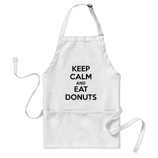 Keep Calm and Eat Doughnuts Apron (Front)