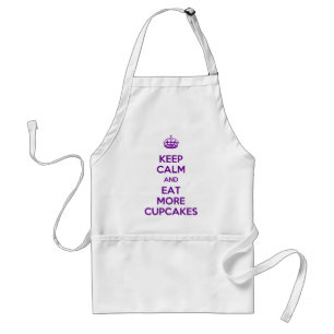 Keep Calm and Eat More Cupcakes Apron