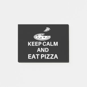 Keep Calm And Eat Pizza Post-it Notes