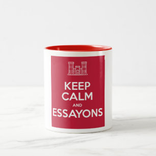 Keep Calm and Essayons Coffee Mug