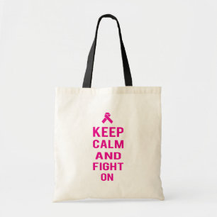 Keep Calm and Fight On Tote Bag