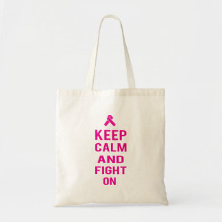 Keep Calm and Fight On Tote Bag