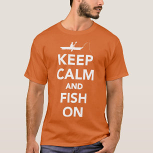 Keep Calm and fish on Kayak Fishing T-Shirt