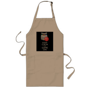 KEEP CALM AND GAME ON - Bowling Long Apron