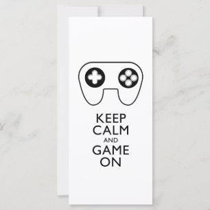KEEP CALM AND GAME ON - Game pad