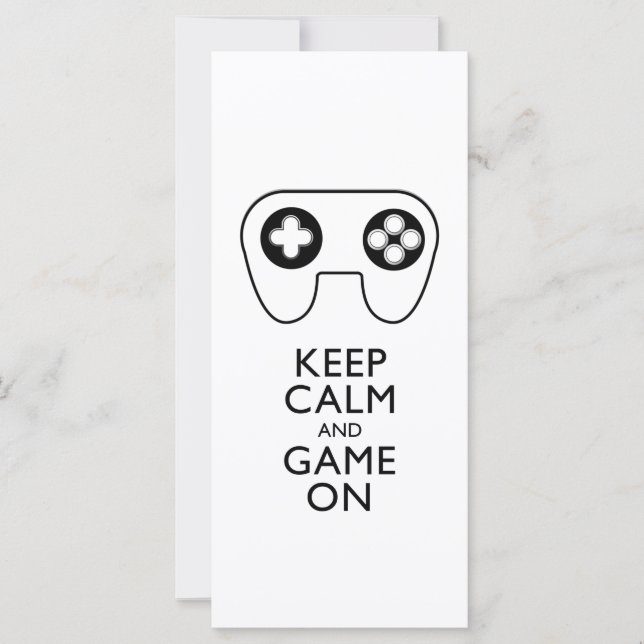 KEEP CALM AND GAME ON - Game pad (Front)