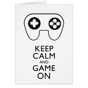 KEEP CALM AND GAME ON - Game pad
