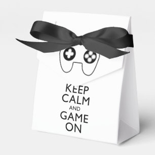 KEEP CALM AND GAME ON - Game pad Favour Box