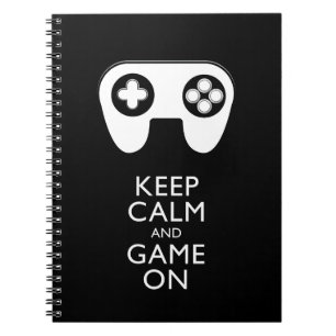 KEEP CALM AND GAME ON - Game pad Notebook