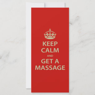 Keep Calm and Get a Massage